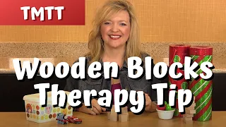 Wooden Blocks in Speech Therapy... Therapy Tip of the Week 7.24.14