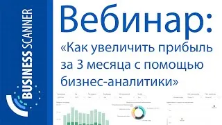 Вебинар "Как увеличить прибыль за 3 месяца с помощью бизнес-аналитики"