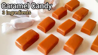 3 Ingredients Caramel Candy Recipe Soft, Chewy & Tasty Caramel Bites|| Caramel Toffee by FooD HuT