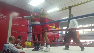 Sparring en Venezuela Erislandy Álvarez vs Jesús Cova Raon 2