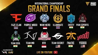 PUBG MOBILE INTERNATIONAL CHAMPIONSHIP | FT. SOUL, FNATIC, BTR, IND, YOODO | JANKYROR GAMING