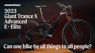 FIRST LOOK: The Giant Trance X Advanced E+ Elite - Big time power, in a lightweight package.