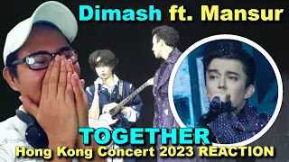 Dimash ft. Mansur - Together - Hong Kong Concert 2023 REACTION