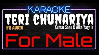 Karaoke Teri Chunariya For Male HQ Audio - Kumar Sanu & Alka Yagnik Ost. Hello Brother