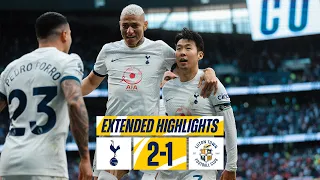 TOTTENHAM HOTSPUR 2-1 LUTON TOWN // PREMIER LEAGUE EXTENDED HIGHLIGHTS