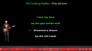 The Tumbling Paddies - Dirty old town - ( Lyrics Chords Vocals )