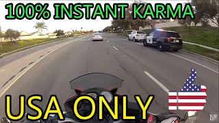 USA Instant Karma 2020 MEGA COMPILATION -  Bad Drivers Pulled Over by Police, Crash, BUSTED JUSTICE