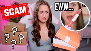 UNBOXING MAKEUP MYSTERY BOXES... Can I Do A FULL FACE With Them!?