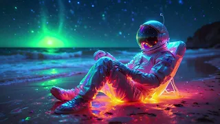 Bioluminescent Bliss: LoFi Beats for the Astronaut's Beachside Retreat