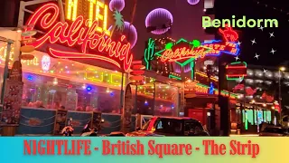 🇬🇧🌃 Brits Abroad: Nightlife Vibes at The British Square on The Strip, Benidorm 🎉🍻