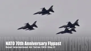 NATO 70th Anniversary Flypast - Royal International Air Tattoo (RIAT) 2019 (Day 2)