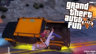 GTA 5 Next Gen Fun - A Titan of a Job Mission (Grand Theft Auto V Funny Moments)
