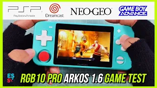 Powkiddy RGB10 PRO Game Test : PSP / NEOGEO  / DREAMCAST / GBA