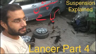 Mitsubishi Lancer 2005 model Restoring Part 4 complete suspension work start by Auto Care Hafiz Saad