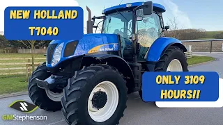New Holland T7040 tractor for sale - ONLY 3109 HOURS