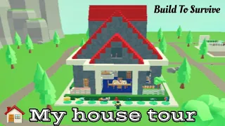 My house tour in build to survive Roblox