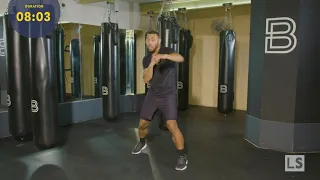 15 Minute Cardio Kickboxing Workout with Justin Blackwell | Get Fit | Livestrong.com