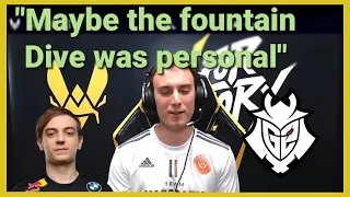 Perkz on what playing vs G2 meant to him