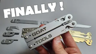 🛠Modular multitools are the future.  (First look at the GOAT Tool)