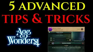 5 Advanced STRATEGY TIPS & TRICKS Guide AGE OF WONDERS 4