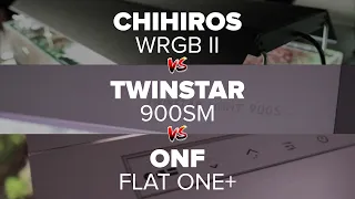 Chihiros WRGB 2 VS Twinstar 900S VS ONF Flat One+ Plus | LED Planted Aquarium Tank Light Review