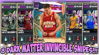 8 DARK MATTER INVINCIBLE SNIPES!! MPJ SNIPES!! MILLIONS OF MT MADE - TOP SNIPES OF THE WEEK!!