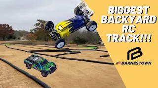 Biggest Backyard RC Track!