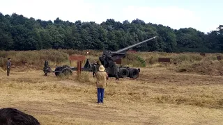 A 155mm Howitzer M1 AT the War and Peace Revival 2018