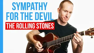 Sympathy For The Devil ★ The Rolling Stones ★ Acoustic Guitar Lesson Tutorial [with PDF]