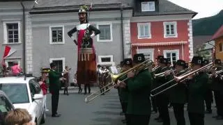 Samsonumzug in Tamsweg, Lungau, Österreich - Giant Samson Parade, Tamsweg, Lungau, Austria