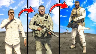 ME TRANSFORMO en el MILITAR Mas FUERTE de GTA 5