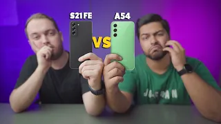 مقایسه سامسونگ گلکسی ای 54 با گلکسی اس 21 اف ای | Samsung Galaxy A54 vs Galaxy S21 FE