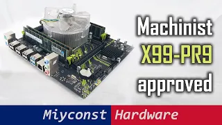 🇬🇧 Machinist X99-PR9 – cheap yet decent, detailed review of the motherboard