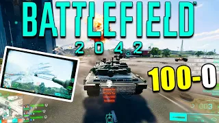 MASTERING TANKS IN 2042 - 100-0 Killstreak! Battlefield Tank Tactics.