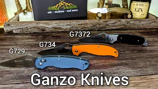 Ganzo Knives - G729 / G734 / G7372 drei tolle Messer zum Hammerpreis