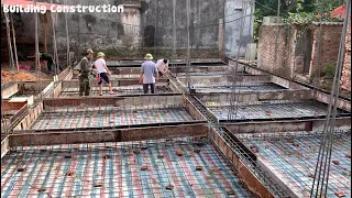 Technique Of Building The Most Solid Modern Foundation By Traditional Manual Methods