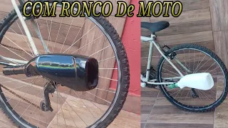 COMO Fazer Um ESCAPE  para sua bike com ronco de moto muito fácil