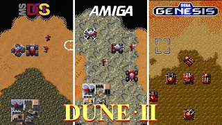 Dune II [1992] DOS vs Amiga vs Sega Genesis (Version Comparison)