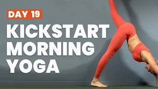 Kickstart Morning Yoga - 21 days of free live online yoga classes - (Day 19)