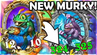 I tried the new Murky and it's AMAZING! | Hearthstone Battlegrounds