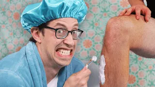 The Try Guys Shave Their Legs For The First Time