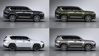 New 2022 Lexus LX 600 - COLORS