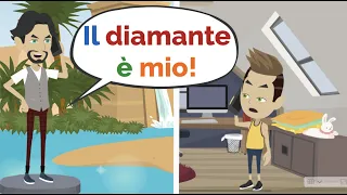 Il Diamante è mio! Conversation in Italian (Dialogo Incidente) - ENG SUB