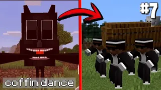 MEME DEL BAILE DEL ATAUD PERO EN MINECRAFT | coffin dance minecraft #7