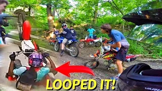 MOST INSANE PIT BIKE RIDE EVER!!