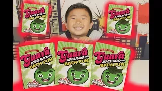 GUAVA JUICE BOX --  BATH FUN BOX UNBOXING