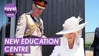 The King and Queen Attend Education Centre Opening at D-Day Anniversary