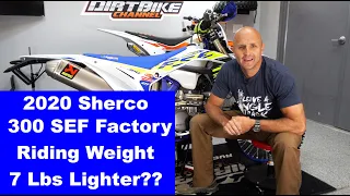 2020 Sherco SEF Factory True Riding Weight - 7 lbs lighter than before???