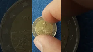 This 2 Euro coin error sold on eBay 500 Euro!!! #collection