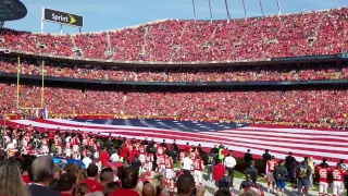 "National Anthem" Arrowhead Stadium 11/06/2016